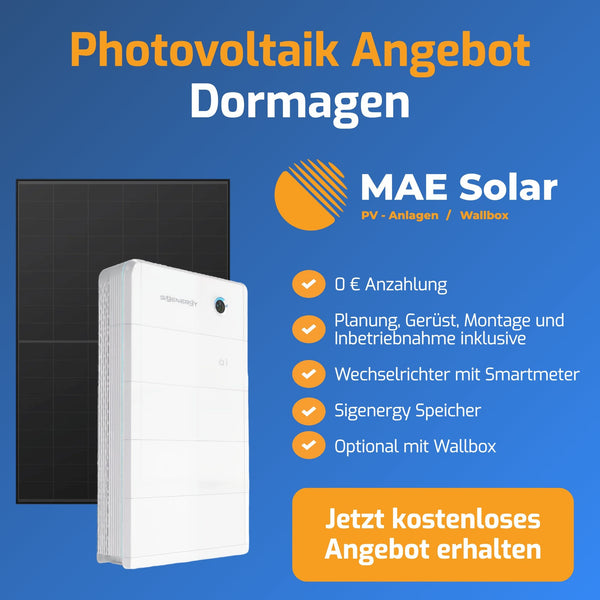 Photovoltaik Dormagen – Komplettanlage mit Speicher, Montage & Anmeldung vom Profi